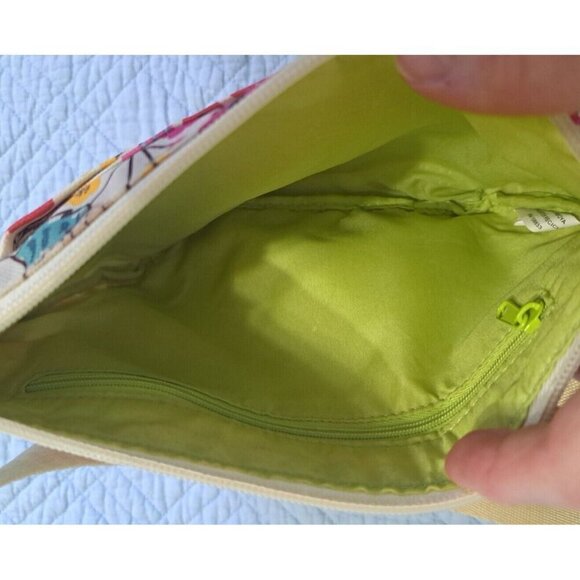 Lily Bloom Fanny Pack Multicolor Floral and Cat Print Bag - Picture 5 of 6